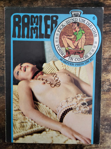 Rammler Magazine No 6 Small Format.. German 1970's Hardcore